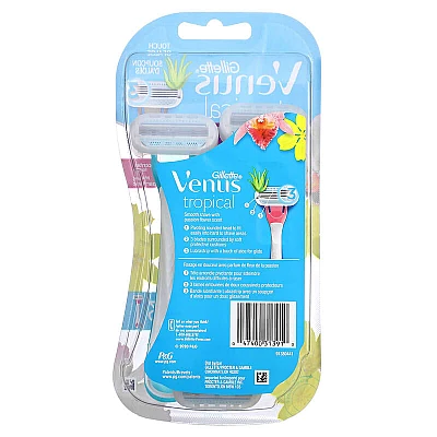 ג'ילט וונוס טרופיקל סכיני גילוח חד פעמי 3 יחידות - מבית Gillette