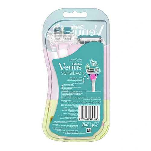 ג'ילט וונוס סנסיטיב סכיני גילוח חד פעמי 3 יחידות - מבית Gillette