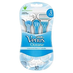 ג'ילט ונוס מכשיר גילוח אושן רב פעמי לנשים + 2 סכינים - מבית Gillette