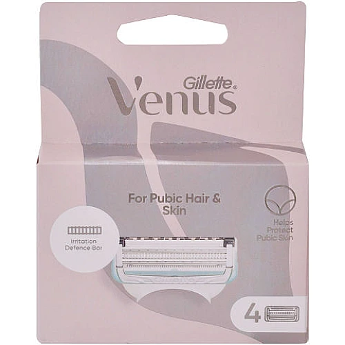 ג'ילט ונוס סכיני גילוח לקו ביקיני 4 סכינים - מבית Gillette