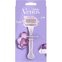 ג'ילט ונוס קומפורט גלייד בריז מכשיר גילוח רב פעמי 3 להבים - 1 מכשיר + 2 סכינים - מבית Gillette