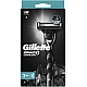 ג'ילט מאך 3 פחם מכשיר גילוח רב פעמי + 2 סכינים - מבית Gillette