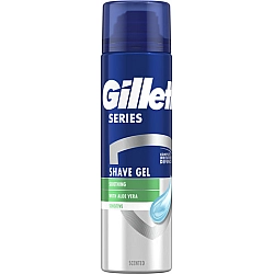 ג'ילט סירייס ג'ל גילוח ירוק לרגיש 200 מ"ל  - מבית Gillette
