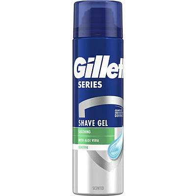 ג'ילט סירייס ג'ל גילוח ירוק לרגיש 200 מ"ל  - מבית Gillette