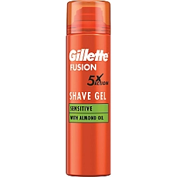 ג'ילט פיוז'ן ג'ל גילוח לעור רגיש 200 מ"ל  - מבית Gillette