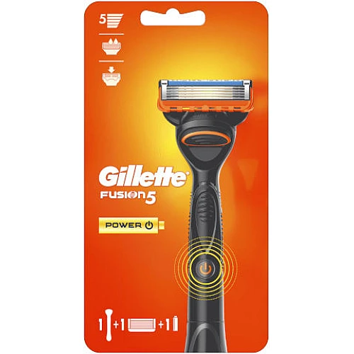 ג'ילט פיוז'ן פאואר 5 מכשיר גילוח רב פעמי + סכין - מבית Gillette