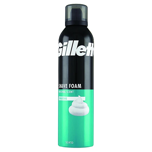 ג'ילט קצף גילוח לעור רגיש 200 מ"ל - מבית Gillette