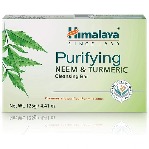 הימלאיה סבון מוצק עם נים וכורכום 125 גרם - מבית Himalay