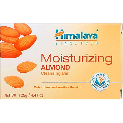 הימלאיה סבון מוצק שקדים וורד לעור יבש 125 גרם - מבית Himalay