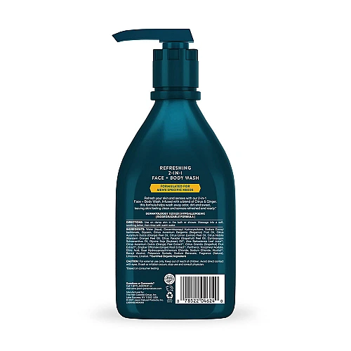 ג'ייסון סבון רחצה לגבר מתאים לגוף ולפנים בריח הדרים וג'ינג'ר 473 מ"ל - מבית JASON