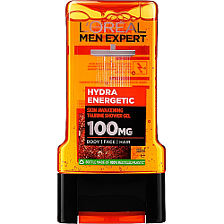 לוריאל מן אקספרט HYDRA ENERGETIC ג'ל רחצה לגבר 300 מ"ל - מבית L'OREAL