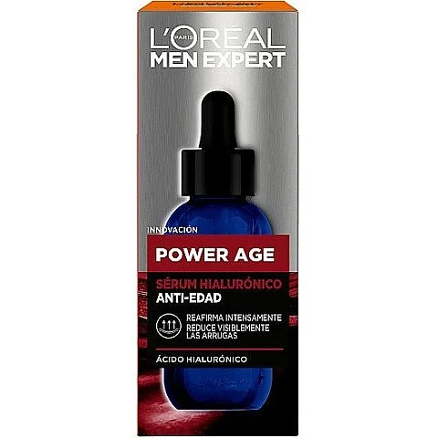 לוריאל מן אקספרט Power Age סרום הואלורוני אנטי אייג'ינג נגד קמטים לגבר 30 מ"ל - מבית L'OREAL לוריאל מן אקספרט Power Age סרום הואלורוני אנטי אייג'ינג נגד קמטים לגבר 30 מ"ל - מבית L'OREAL