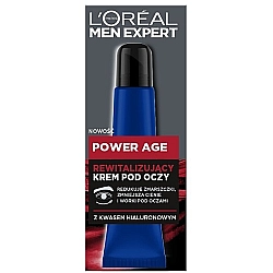 לוריאל מן אקספרט Power Age קרם עיניים אנטי אייג'ינג נגד קמטים לגבר 15 מ"ל - מבית L'OREAL