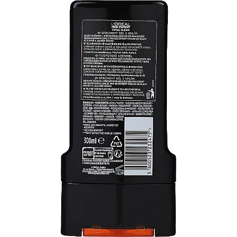 לוריאל מן אקספרט Total Clean CARBON ג'ל רחצה פחם לגבר 300 מ"ל - מבית L'OREAL לוריאל מן אקספרט Total Clean CARBON ג'ל רחצה פחם לגבר 300 מ"ל - מבית L'OREAL