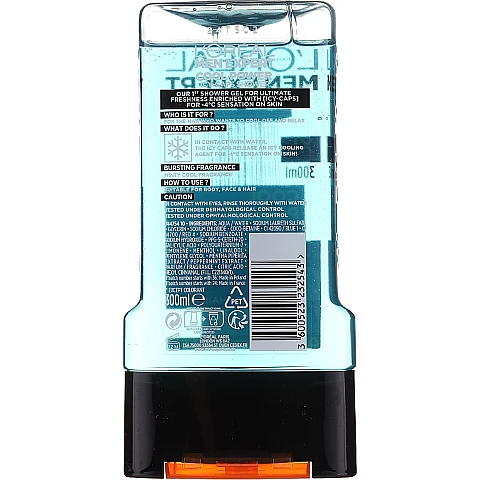 לוריאל מן אקספרט Icy-Caps ג'ל רחצה קר לגבר 300 מ"ל - מבית L'OREAL לוריאל מן אקספרט Icy-Caps ג'ל רחצה קר לגבר 300 מ"ל - מבית L'OREAL