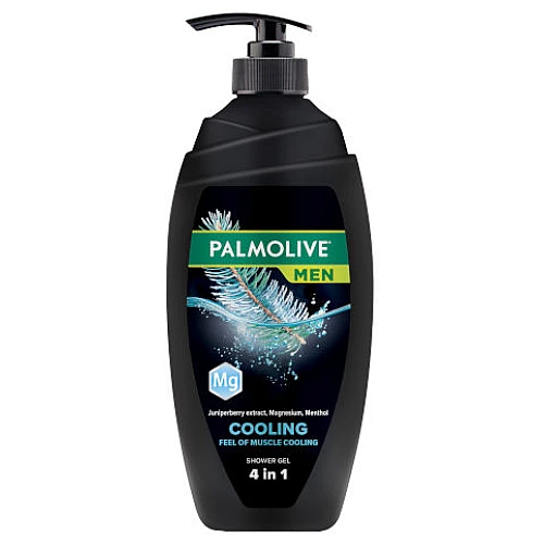 פלמוליב ג'ל רחצה לגבר 4 ב1 מגנזיום ותמציות ערער 750 מ"ל - מבית Palmolive