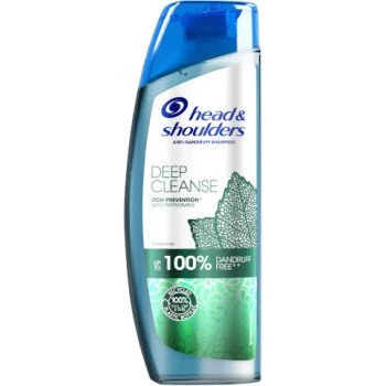 הד אנד שולדרס DEEP CLEANSE שמפו למניעת קשקשים ניקוי עמוק עם מנטה 400 מ"ל - מבית Head & Shoulders