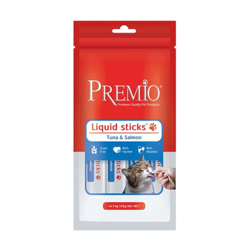פרמיו דליקט לחתול טונה וסלמון 56 גרם - מבית PREMIO
