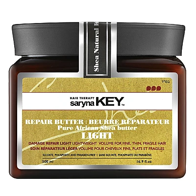 סרינה קיי DAMAGE REPAIR LIGHT מסכת חמאת שיאה לשיער דק ויבש 500 מ"ל - מבית Saryna Key