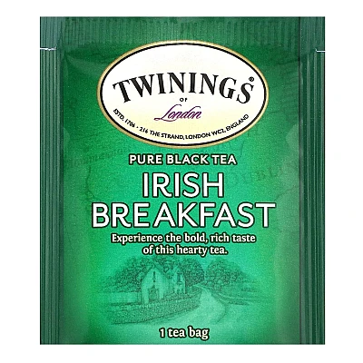 תה טווינינגס אייריש ברקפסט Irish Breakfast בשקיות 20 יחידות - מבית Twinings