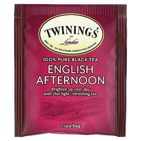 תה טווינינגס צהריים אנגלית English Afternoon בשקיות 20 יחידות - מבית Twinings תה טווינינגס צהריים אנגלית English Afternoon בשקיות 20 יחידות - מבית Twinings