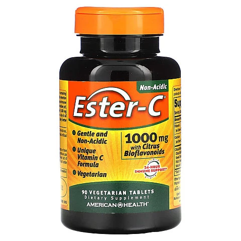 אסטר סי ויטמין C לא חומצי 1000 מ"ג 90 טבליות - מבית Ester-C אסטר סי ויטמין C לא חומצי 1000 מ"ג 90 טבליות - מבית Ester-C