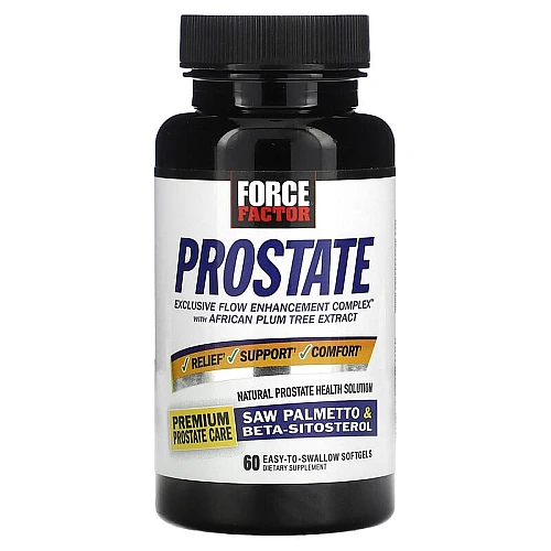 פרוסטטה פתרון בריאותי טבעי לבלוטת הערמונית 60 כמוסות רכות - מבית Force Factor