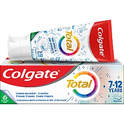 קולגייט טוטאל משחת שיניים ילדים גילאי 7-12 שנים 50 מ"ל - מבית Colgate
