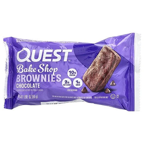 חטיף חלבון Bake Shop Brownies בטעם שוקולד 10 חטיפים - מבית Quest Nutrition חטיף חלבון Bake Shop Brownies בטעם שוקולד 10 חטיפים - מבית Quest Nutrition