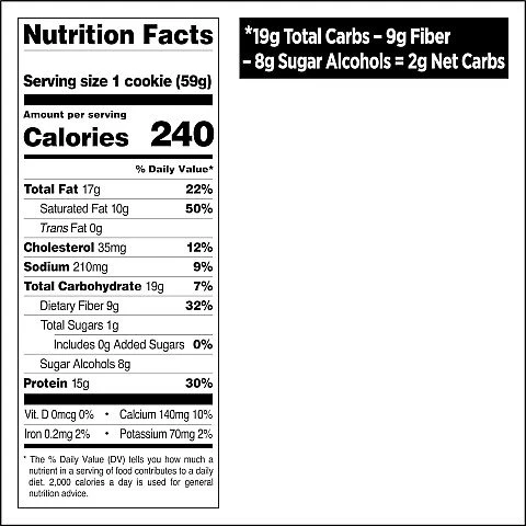 עוגיית חלבון שוקולד צ‘יפס 12 יחידות - מבית Quest Nutrition עוגיית חלבון שוקולד צ‘יפס 12 יחידות - מבית Quest Nutrition