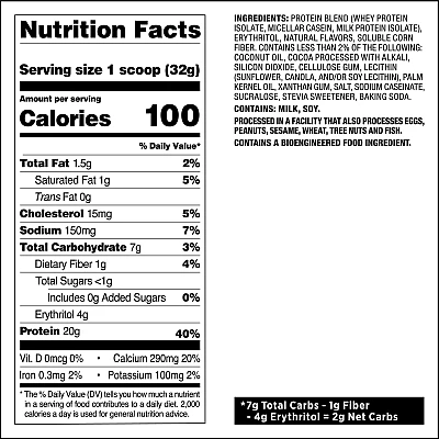 אבקת חלבון מי גבינה וקזאין מיסלרי חלב קרם עוגיות - 726 גרם - מבית Quest Nutrition