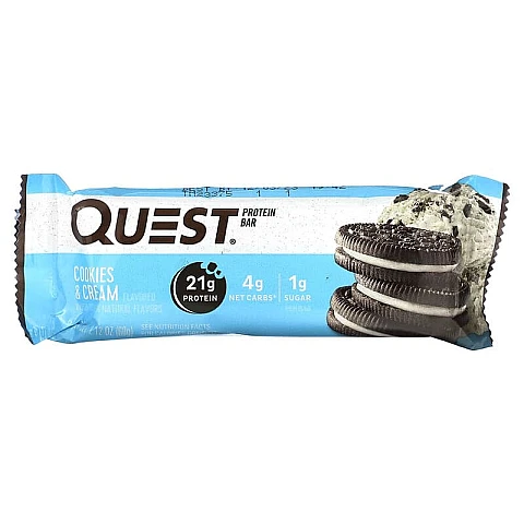 חטיף חלבון בטעם קרם עוגיות 4 חטיפים - מבית Quest Nutrition חטיף חלבון בטעם קרם עוגיות 4 חטיפים - מבית Quest Nutrition