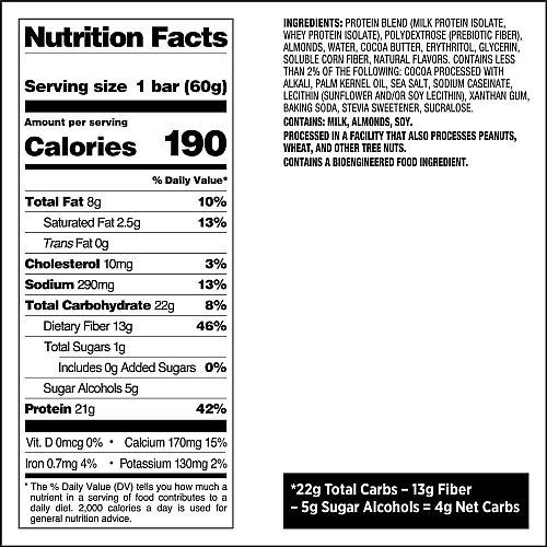 חטיף חלבון בטעם קרם עוגיות 4 חטיפים - מבית Quest Nutrition