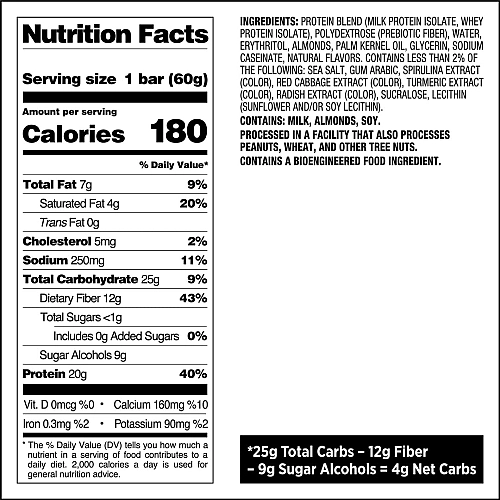 חטיף חלבון עוגת יום הולדת 4 חטיפים - מבית Quest Nutrition