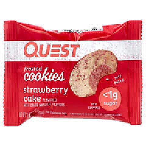 עוגיית עם חלבון עוגת תותים 8 יחידות - מבית Quest Nutrition עוגיית עם חלבון עוגת תותים 8 יחידות - מבית Quest Nutrition