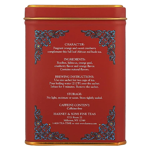 תה אפריקני סתיו בפחית 40 גרם 20 שקיות - מבית Harney & Sons