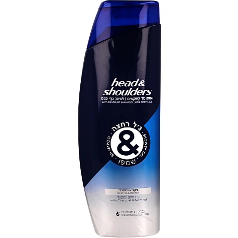 הד אנד שולדרס ג'ל רחצה ושמפו ספורט 360 מ"ל - מבית Head & Shoulders