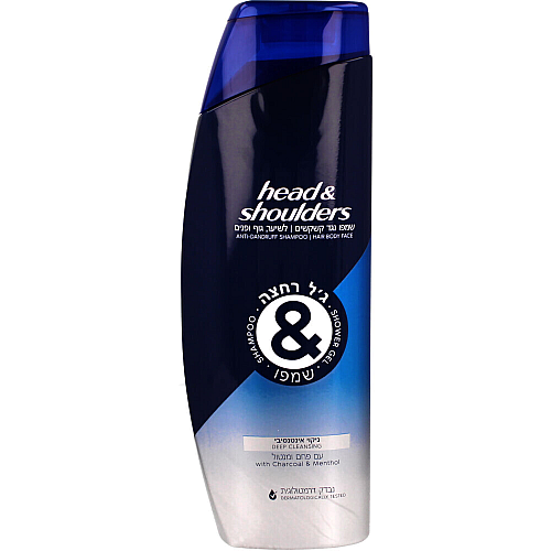 הד אנד שולדרס ג'ל רחצה ושמפו ספורט 360 מ"ל - מבית Head & Shoulders