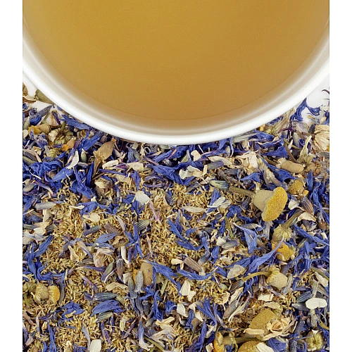 חליטת תה צהוב וכחול קמומיל ולבנדר בפחית 40 גרם 20 שקיות - מבית Harney & Sons