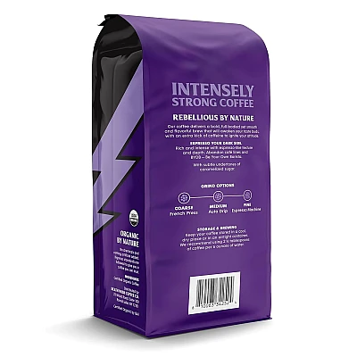 קפה פולי חזק במיוחד כהה קלייה לאספרסו 396 גרם - מבית Death Wish Coffee