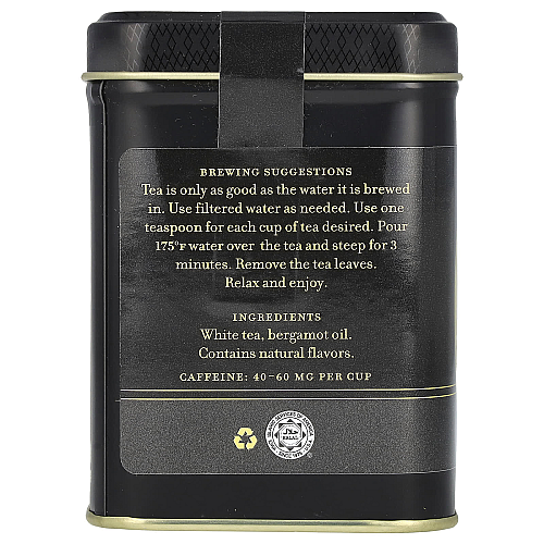 תה עלים לבן ארל גריי לחורף 56 גרם - מבית Harney & Sons