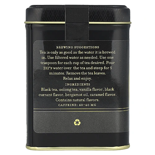 תה שחור עלים פריז בפחית 112 גרם - מבית Harney & Sons