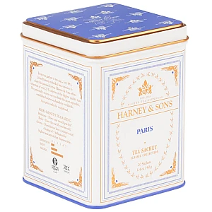 תה שחור פריז Paris בפחית 40 גרם 20 שקיקים - מבית Harney & Sons