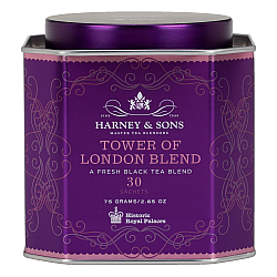 תה שחור פרימיום מגדל לונדון 30 שקיקים 60 גרם - מבית Harney & Sons