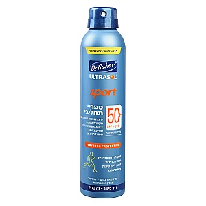 אולטרסול ספורט ספריי תחליבי +SPF50 להגנה גבוהה 200 מ"ל - ד"ר פישר
