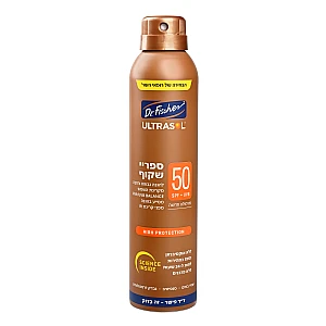 אולטרסול ספריי שקוף SPF50 להגנה גבוהה 200 מ"ל - ד"ר פישר