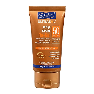 אולטרסול קרם פנים 50SPF להגנה מהשמש TOGO מקטן 30 מ"ל - ד"ר פישר