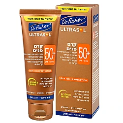 אולטרסול קרם פנים +SPF50 להגנה גבוהה 75 מ"ל - ד"ר פישר