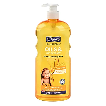 אל סבון קמיל בלו OILS & OAT מועשר בשמנים 750 מ"ל - ד"ר פישר