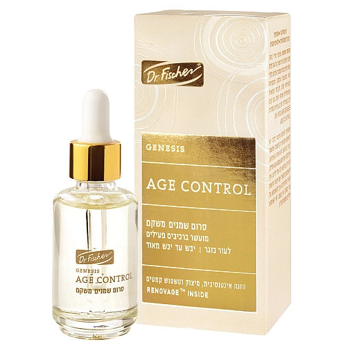 ד”ר פישר אייג’ קונטרול סרום שמנים משקם לעור בוגר יבש עד יבש מאוד 25 מ"ל - Dr Fischer